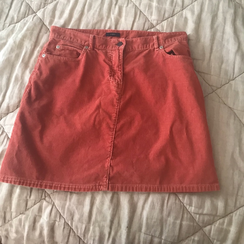 Jcrew mini denim skirt size 8
